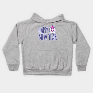 Happy Mew Year 2022 Kids Hoodie